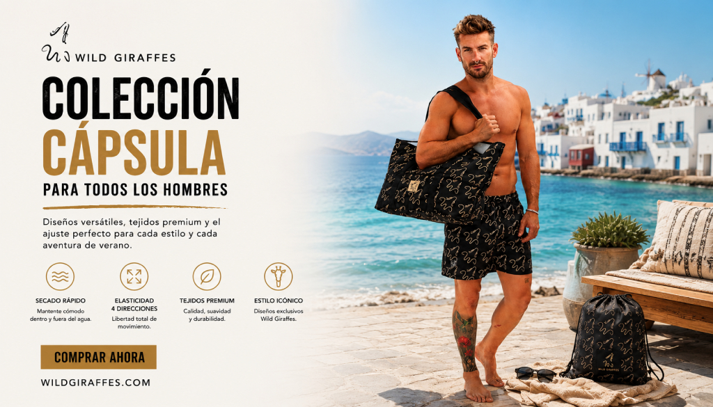 Wild Giraffes presenta su colección cápsula para todos los hombres