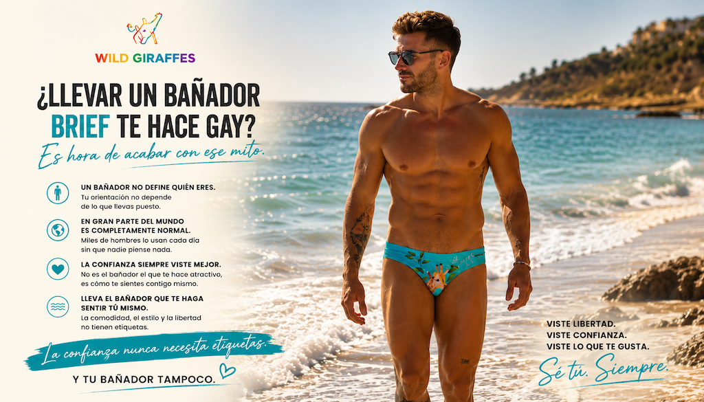 ¿Llevar un bañador brief te hace gay?